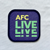 Square Flock And Tatami Fabric Badge for Sportswear Decoration