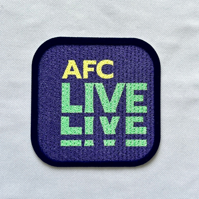 Square Flock And Tatami Fabric Badge for Sportswear Decoration