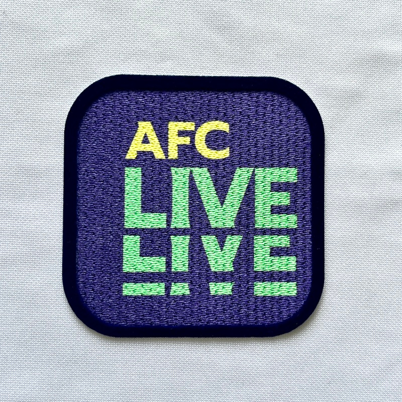 Square Flock And Tatami Fabric Badge for Sportswear Decoration