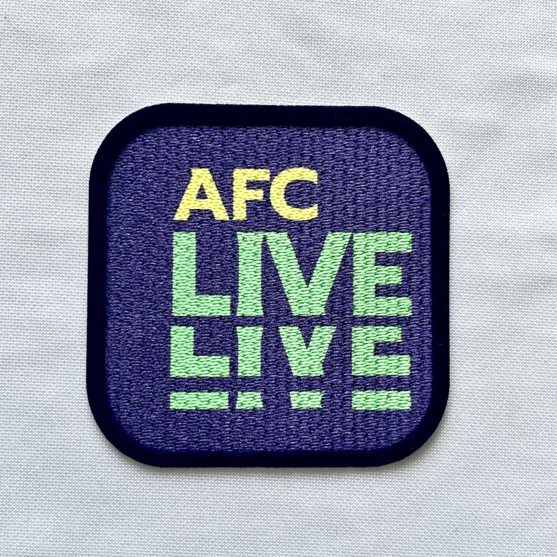 Square Flock And Tatami Fabric Badge for Sportswear Decoration