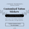 Water Transfer Temporary Body Tattoos for hands