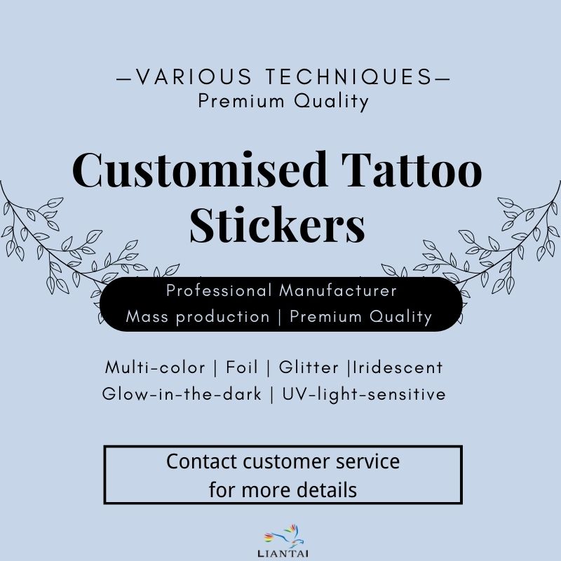 Water Transfer Temporary Body Tattoos for hands