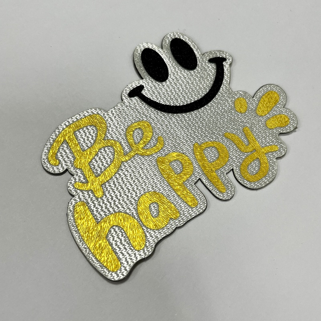 Sparkling Effect Smiling Face Laser Metal Letter Fabric Fridge Magnets for Metal Notice Boards