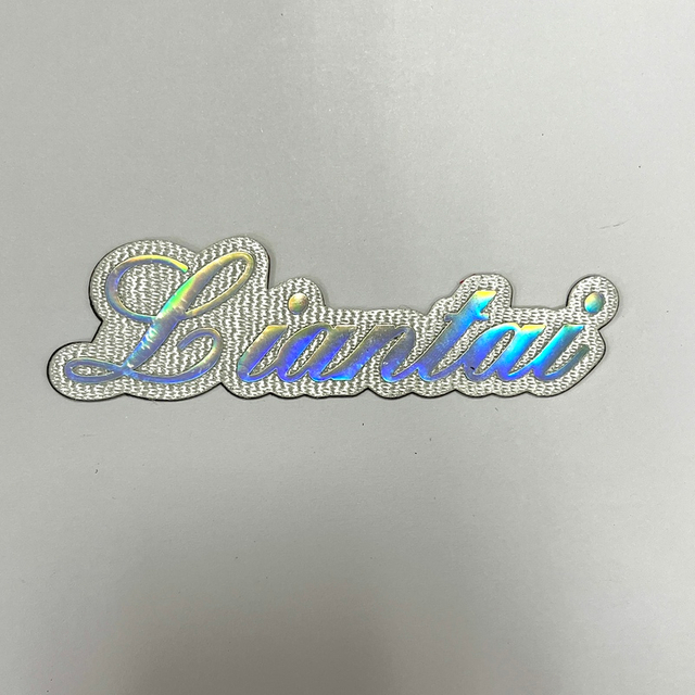Custom Letters Metallic Foil And Fabric Fridge Magnets for DIY Decoration