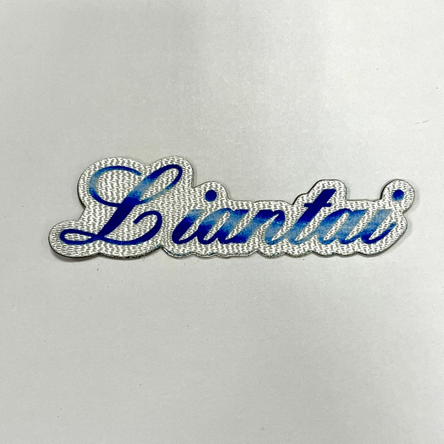 Blue And White Gradient Symbol Flock And Fabric Fridge Magnets for Office Metal Furniture
