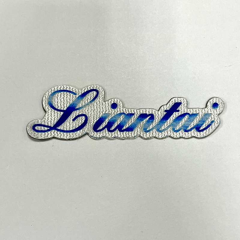 Blue And White Gradient Symbol Flock And Fabric Fridge Magnets for Office Metal Furniture