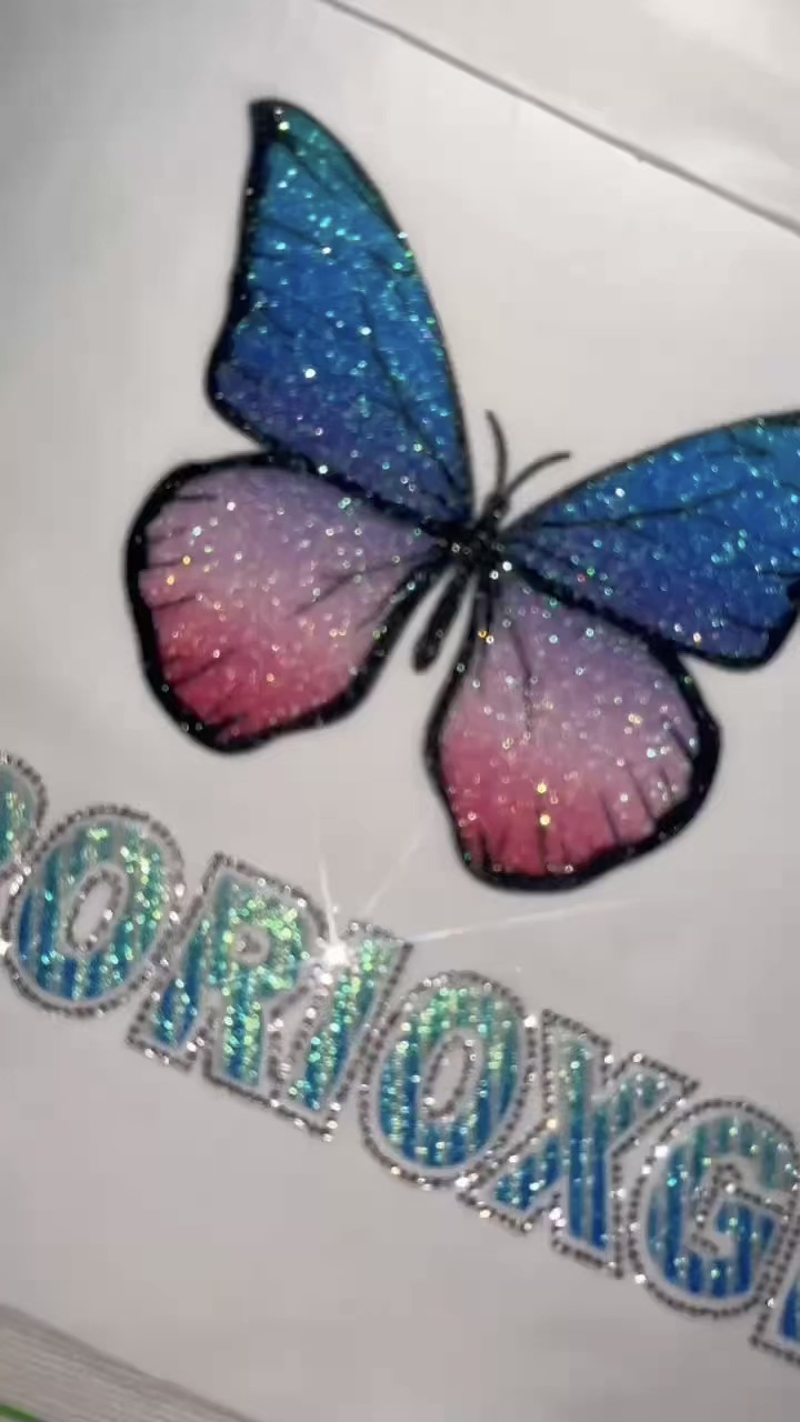 Glitter Butterfly Transfer