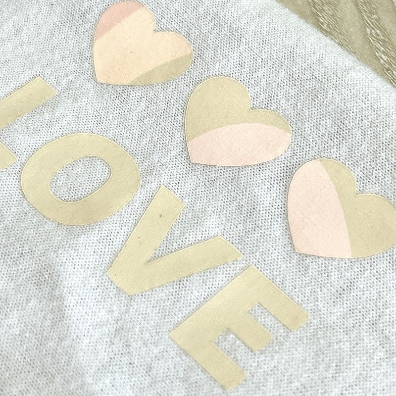 Letter Pattern UV Light Colour Changing Heat Transfers for Bag Decoration
