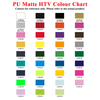 Matte Colour PU Material Heat Transfer Vinyl Rolls