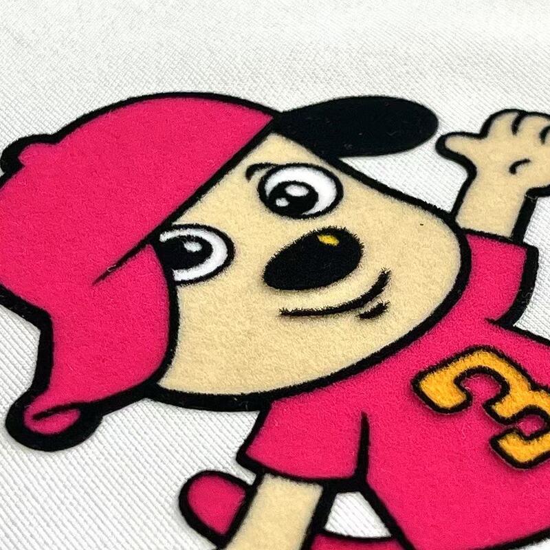  Cartoon Multi-layer Flock with Glitter Heat Transfer Labels