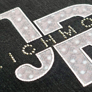 3D Custom Fashionable HIgh-density Rhinestone Heat Transfer with for Fashionwear Garment