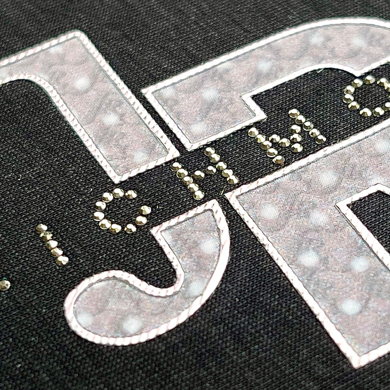 3D Custom Fashionable HIgh-density Rhinestone Heat Transfer with for Fashionwear Garment