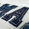 Denim Fabric Patch Embroidery Patch Heat Transfer