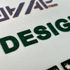 3D High-density Patterned Letters Heat Transfer Logo