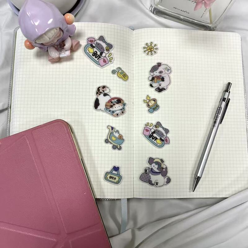 Customised DIY Adhesive Cartoon Furry Stickers