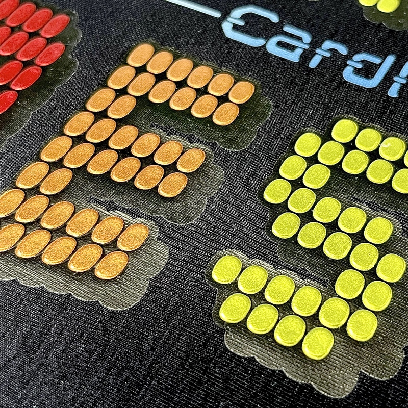 3D Custom Gradient Full-colour Heat Transfer for Fashionwear 