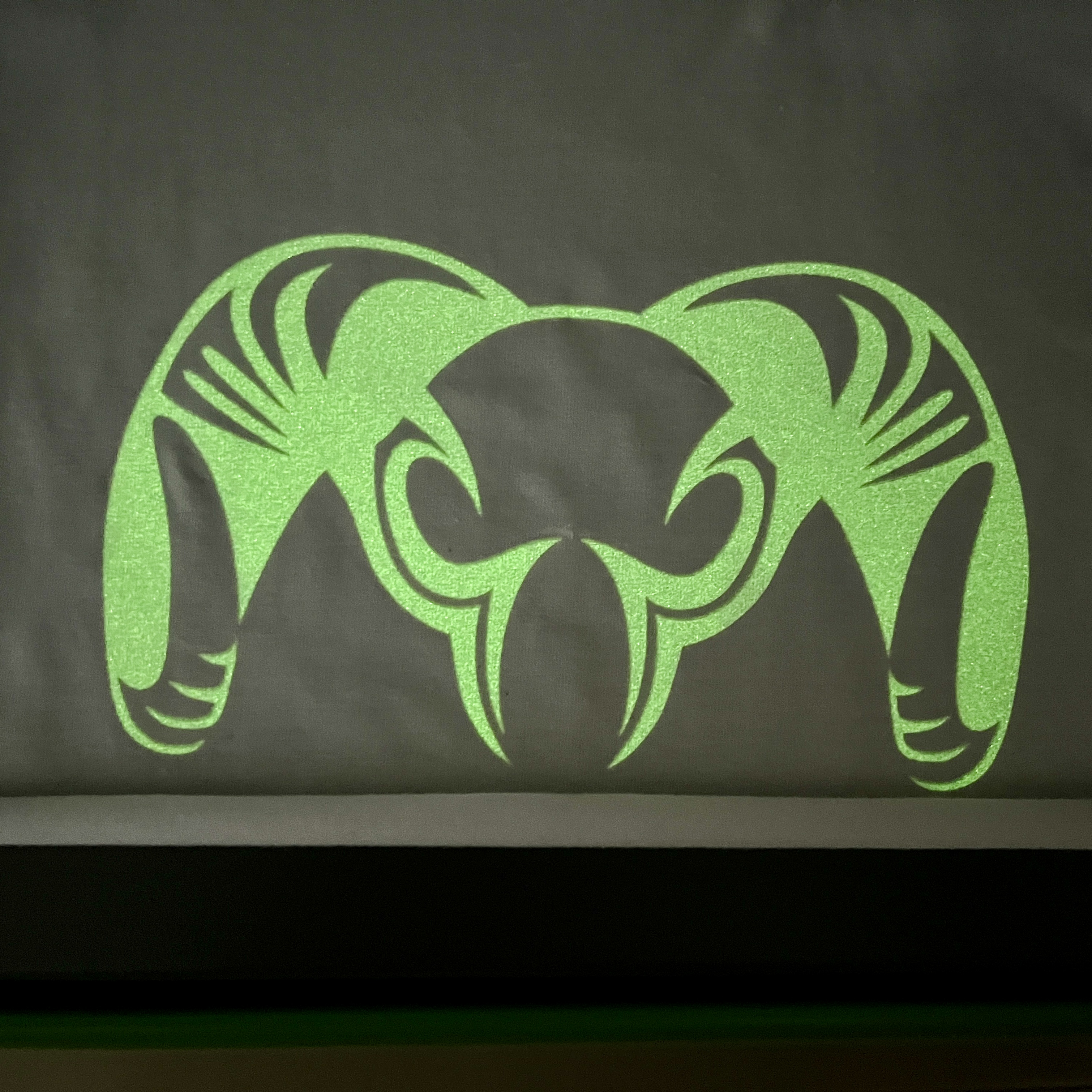 Green Evil Animal Heat Transfer Iron-on Printing