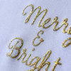 Seamless Gold Alphabet Glitter Prints 