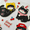 3D In-stock Customizable Adorable Cartoon Caviar Stickers for Handicrafts Decoration