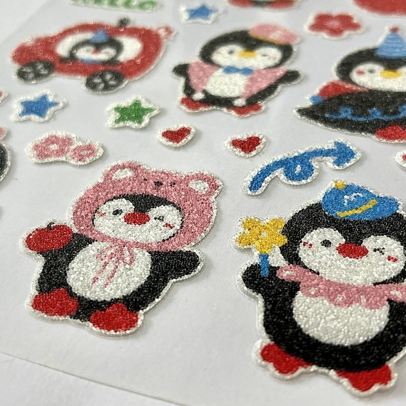 3D In-stock Customizable New Cartoon Caviar Stickers for DIY Handicrafts