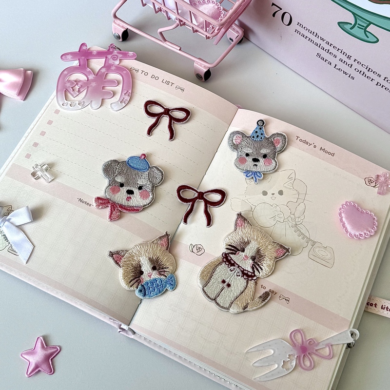 Customised DIY Animal Decorative Embroidery Stickers for Handicrafts