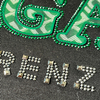 Green High Density Iron-on Letters