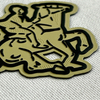 3D Team Crest Patch Silicone Heat Transfer Patches Logo Iron-on Patches for Sportswear Teamwear Uniform Caps Bags