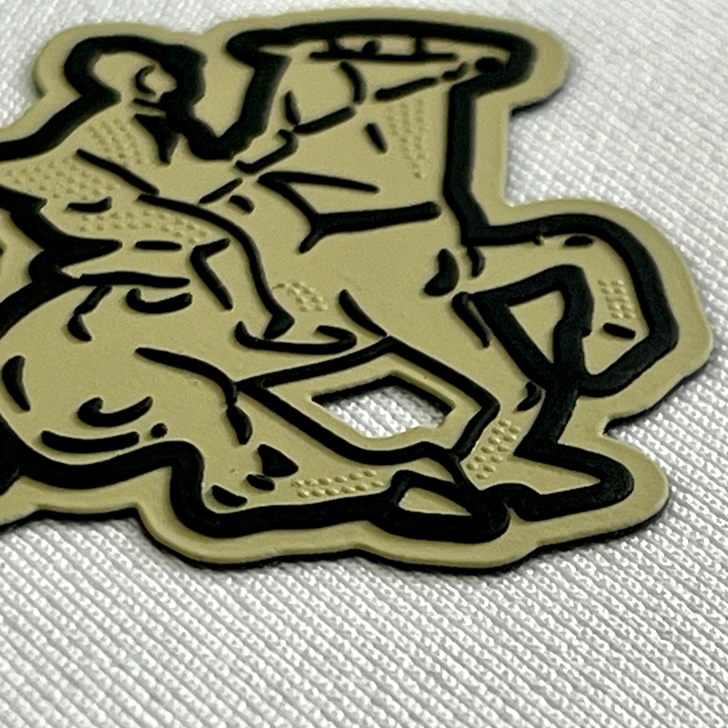 3D Team Crest Patch Silicone Heat Transfer Patches Logo Iron-on Patches for Sportswear Teamwear Uniform Caps Bags