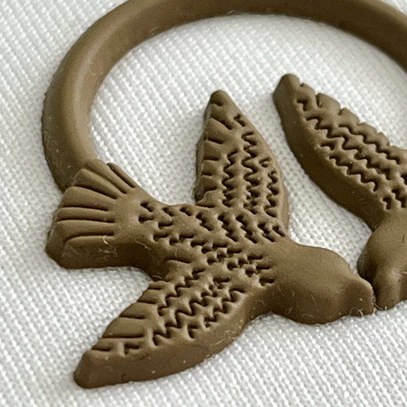 3D Animal Raised Rubber Silicone Iron-on Patches for Sportswear Teamwear Uniform Bags Caps Bags