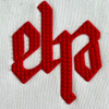 3D Red Letter Combination Rubber Silicone Iron-on Patches for Clothes
