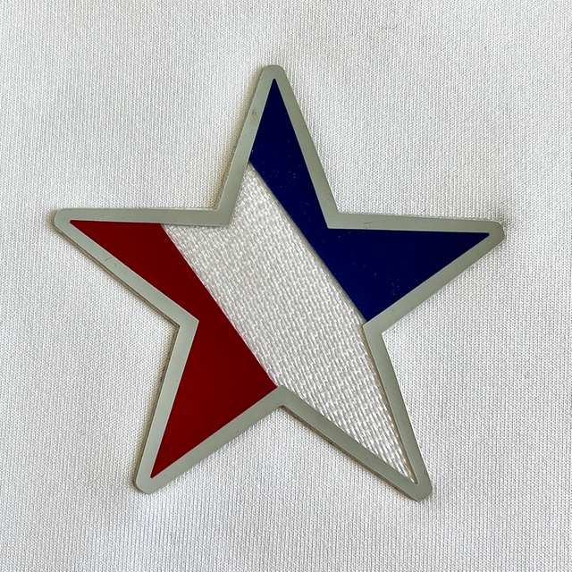 3D Star-shaped Multicolor Sew On Iron Patches for Garments