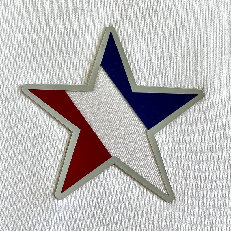3D Star-shaped Multicolor Sew On Iron Patches for Garments
