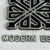 Matte Embossed Snowflake-motif TPU Badge