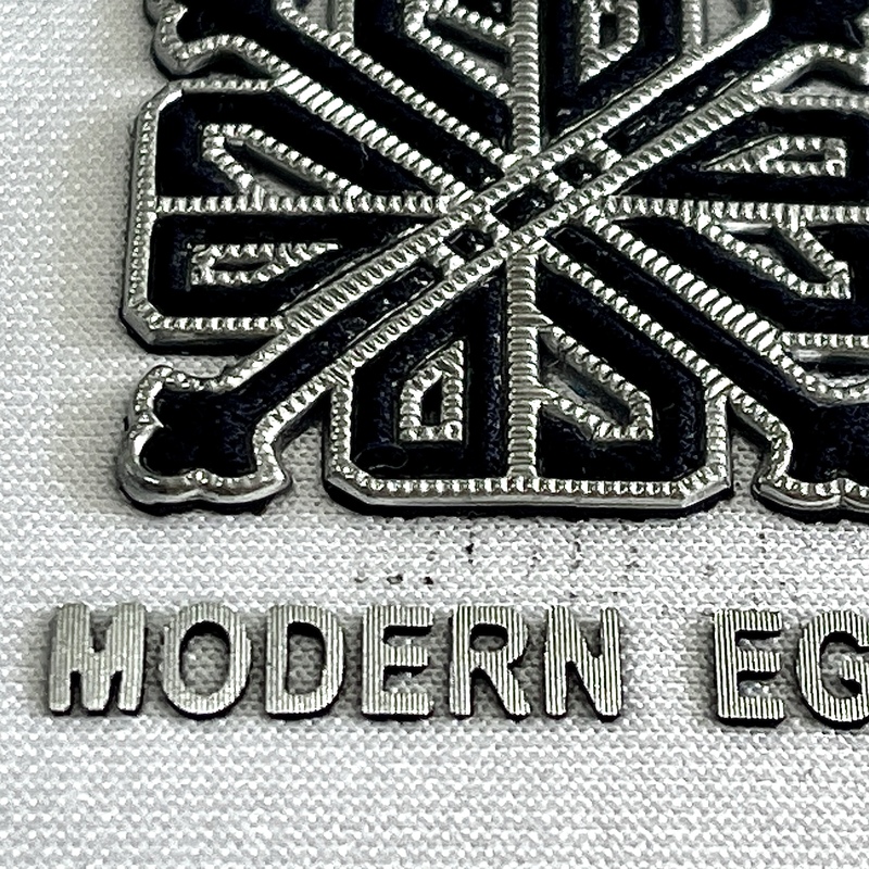 Matte Embossed Snowflake-motif TPU Badge