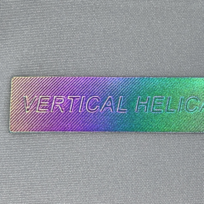 Colorful Reflective Matte Embossed TPU Patch