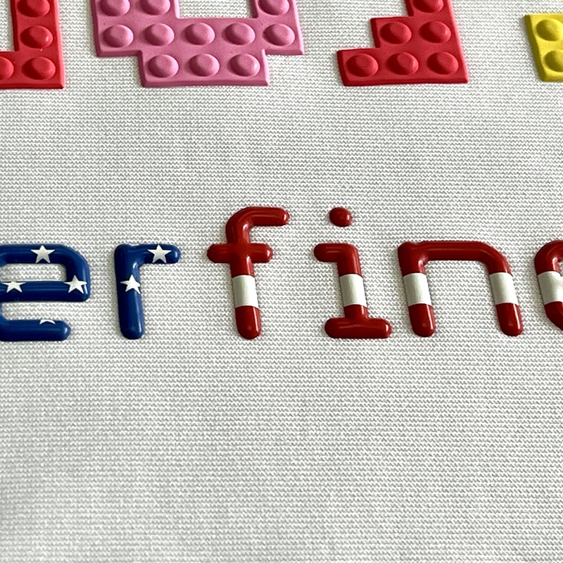 Stars And Stripes Elements Embossed Badge