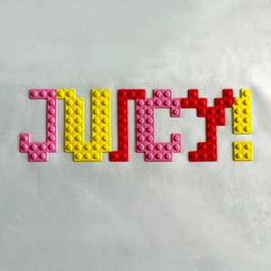  Multi-color Block-style Iron-on TPU Badge
