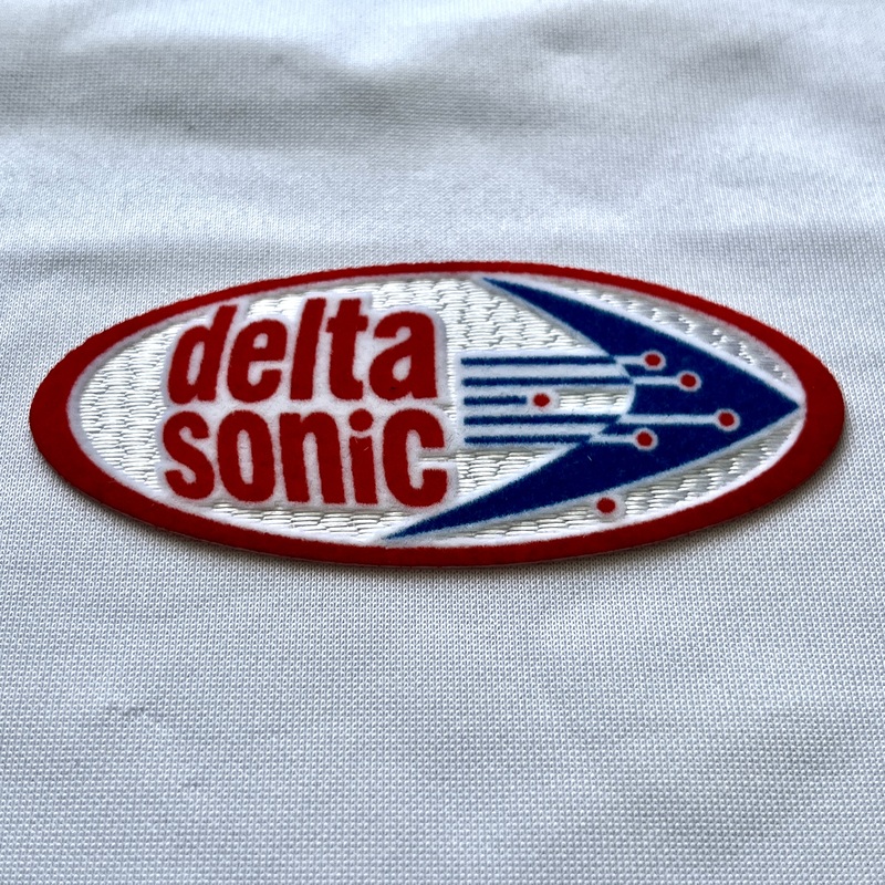 Oval Team Logo Flock And Tatami Patches for Custom Sneakers