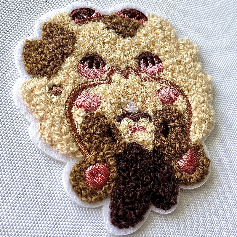 Soft Cartoon Embroidered Chenille Patch