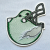 Green Pattern Design Embroidery Patch for Baseball Cap Logo