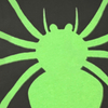 Spider Insect Pattern Glow In-the-dark Heat Transfers for Backpack Decoration