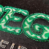 Green High Density Iron-on Letters