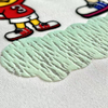  Cartoon Multi-layer Flock with Glitter Heat Transfer Labels