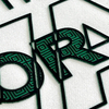 3D Green High-density Textured Letters Heat Transfer for Fashion Brands