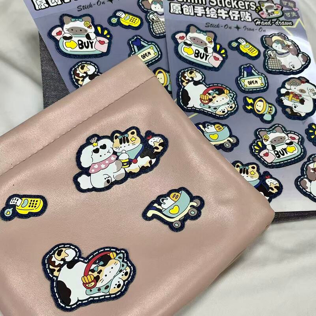 Customized DIY Iron-on and Stick-on Demin Decals