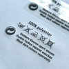 Iron on Sticker Wash Care Label for Cloth 