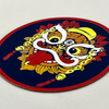 3D Lion Dance Silicone Heat Transfer Patches Logo Iron-on Patches for Sportswear Teamwear Uniform Caps Bags