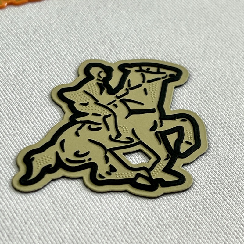 3D Team Crest Patch Silicone Heat Transfer Patches Logo Iron-on Patches for Sportswear Teamwear Uniform Caps Bags