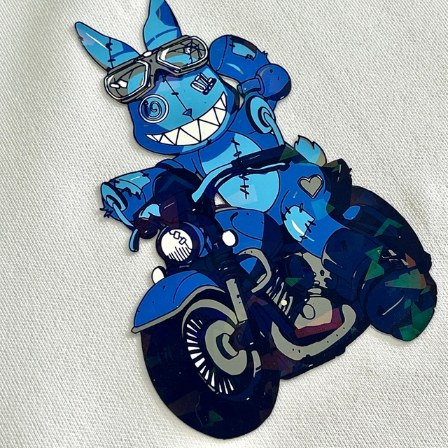 3D Holographic Silicone Patches Heat Transfer Clothing Labels for Fashion Brands Kids Garments caps Bags