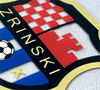 3D Soccer-themed Shield Silicone Sew On Iron Patches for Sportswear Uniforms